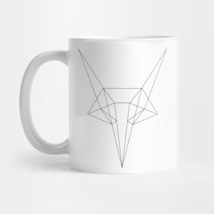 Geometric Fox No Colors Mug